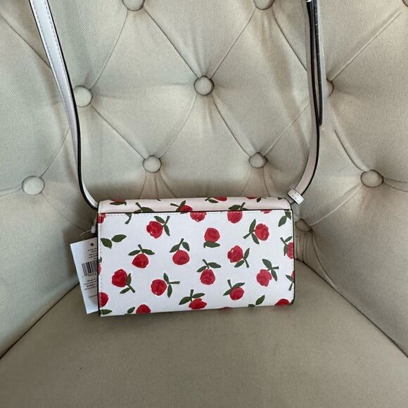 Kate‎ Spade Dana Small Flap Crossbody Saffiano Floral - Picture 4 of 10
